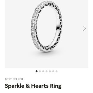 Pandora promise ring size 9